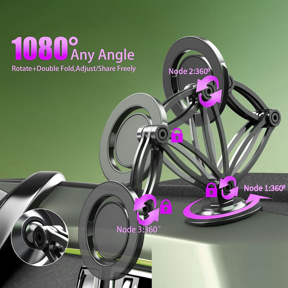 Magnetic Mobile Holder for Car with Metal Ring Magnetic Mobile Holder for Car with Metal Ring